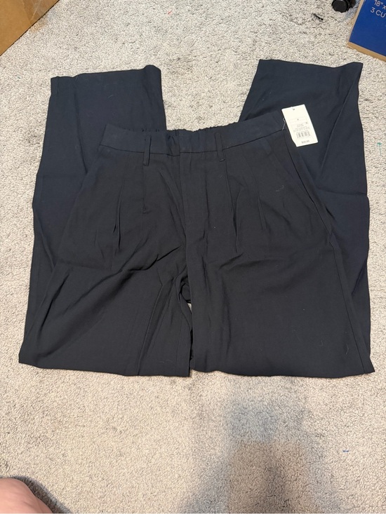 a new day Pants - a new day Black Pleated Women's Trousers